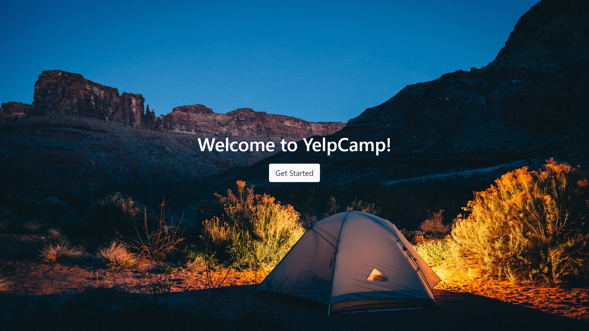 Yelp Camp website